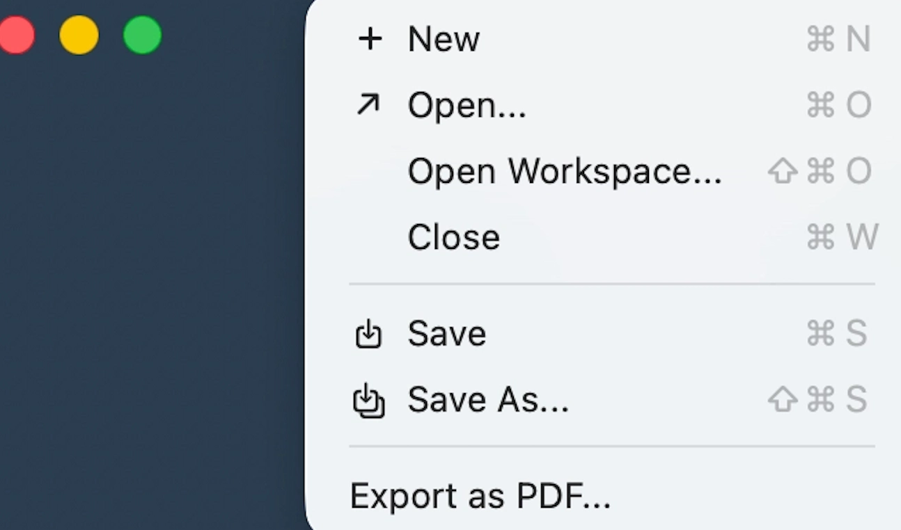 Void Text PDF export preview